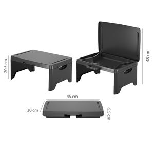 Bureau d'ordinateur portable pliant portable pour bureau à domicile et table d'ordinateur de <span class=keywords><strong>camping</strong></span> en plein air pour voiture et endroits variés - Product Image 1