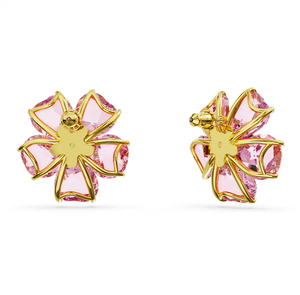 Boucles d'oreilles en argent sterling 925 en forme de fleur avec zircon cristal, romantiques, élégantes, pour femmes, bijoux de mariage et d'anniversaire - Product Image 4