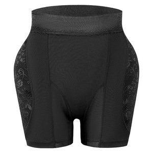 Shorty sculptant rembourré pour <span class=keywords><strong>femme</strong></span>, rehausseur de fesses et de hanches, effet ventre plat, sous-vêtement, corset amincissant - Product Image 5