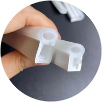 Bande lumineuse LED en silicone souple et pur, diffuseur de dôme 12x25mm, tube néon pour LED