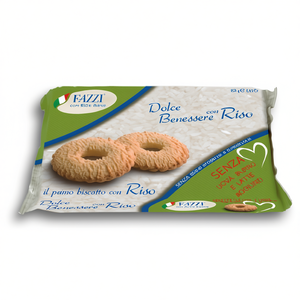 Fazzi G250X12 Biscotti di Riso Croccanti Senza Glutine - Forma ad Anello - Confezione da 250g Senza Lattosio - Product Image 2