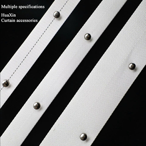 Schlangenförmiger S-Typ Elektrischer Vorhangriemen, verdickt 3cm 1.3mm, Wellenmuster, hochfestes Seidenstoffband, moderner Metall-Vorhanghalter - Product Image 2