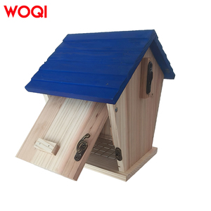 Woqi handmade bằng gỗ birdhouse cho vườn thiết kế hấp dẫn để thu hút các loài chim hoang dã - Product Image 6