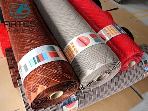 Alfombrilla <span class=keywords><strong>de</strong></span> goma <span class=keywords><strong>de</strong></span> alta calidad para coche, accesorios <span class=keywords><strong>de</strong></span> impresión decorativa, cubierta completa, Juego <span class=keywords><strong>de</strong></span> 4 unidades/5 unidades, antideslizante, prensa en caliente - Product Image 6