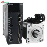 Allgreen 80st-M02430 220V 750W Motor Servo dengan Encoder 17bit Flange 80 2.39Nm 1 Fasa Motor Servo CNC 750w dengan Kit Drive