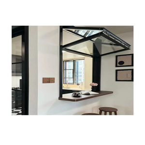 Fenêtre pliante horizontale en alliage d'aluminium, verre Low-E, contrôle <span class=keywords><strong>solaire</strong></span>, <span class=keywords><strong>protection</strong></span> UV, insonorisation, coupe-vent, multi-usage - Product Image 3