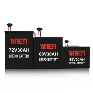 Chu kỳ sâu 12V 48V 60V 72V 30Ah 40AH 50Ah 100Ah pin lithium cho xe điện ba bánh Pin xe gắn máy