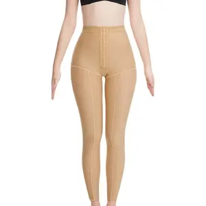 Post-partum Shaper la liposuzione della coscia di controllo del ventre quattro petto Shapewear medicali pantaloni compressivi stringono la gamba