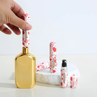 Flacons pulvérisateurs plats portables haut de gamme de 15 ml en plastique, sérigraphiés, avec revêtement UV, pour échantillons de parfum diffuseur à bâtonnets – Vente directe