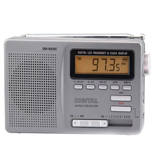 Portable FM MW SW Multi Band Digital <b>Radio</b> with LCD Display Alarm <b>Clock</b> Sleep Function for Elderly and Students - Product Image 1