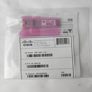 Nouveau transceiver SFP+ en cuivre SFP-10G-T-X original pour 10G, fibre optique 1310nm, 10/100/1000/10000M RJ45, 30M - Product Image 4