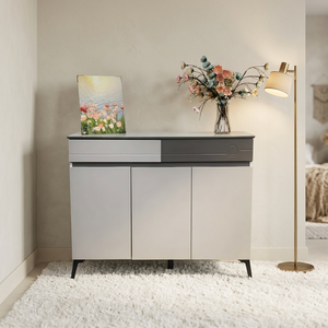 Meuble à chaussures autoportant moderne, console de rangement au design minimaliste pour salon - Product Image 3