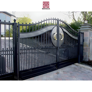 Cancello d'ingresso cancello Vintage in metallo <span class=keywords><strong>per</strong></span> esterni vialetto porta principale in metallo <span class=keywords><strong>per</strong></span> <span class=keywords><strong>porte</strong></span> d'ingresso esterne di <span class=keywords><strong>casa</strong></span> porta in ferro battuto - Product Image 2