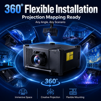 Projecteur laser pour grandes salles, 25 000 lumens ANSI, 3LCD WUXGA, fusion des images, avec 6 objectifs motorisés en option