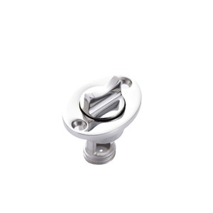 Stainless Steel Scupper <b>Plug</b> Elliptical Shape For Marine Boat Hardware <b>Replacement</b> Repair - Product Image 1