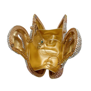 Women Swan Rhinestone Evening Bag Glitter Crystal <b>Clutch</b> Purse Elegant Handbag for <b>Wedding</b> Engagement Date - Product Image 3