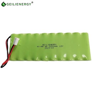 Pack de batteries rechargeables Ni-MH <span class=keywords><strong>AA</strong></span> 12V 2000mAh pour éclairage d'urgence et alimentation de secours - Product Image 4