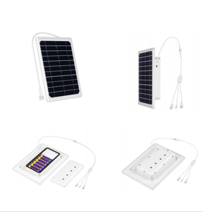 Panel Solar de 8W con Caja de Batería y 360 °   Soporte Ajustable para el Timbre con Cámara Controlado por Alexa de Google, Ring Alro - Product Image 3