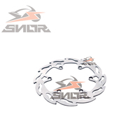 SNOR, nuevos discos de freno traseros delanteros cruzados para motocicleta, Rotor de acero de 260/220mm, 6 orificios para KTM EXC HUSQVARNA/A8/C8