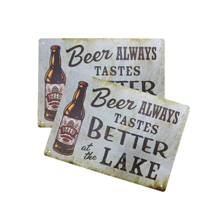 Tùy Chỉnh Trang Trí Kim Loại Dấu Hiệu Retro Cổ Điển Tin Dấu Hiệu Cá Nhân Thanh Nhà Để Xe Tường Trang Trí Nội Thất Vui Kim Loại Tin Dấu Hiệu - Product Image 3