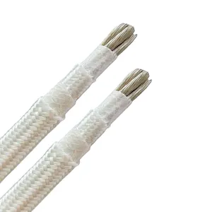 GN600 Glass Fiber Braided Refractory Wire Temperature Control Box Mica-wrapped Wire Nickel-plated High Temperature Wire