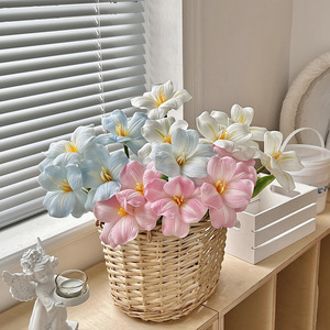 Tulipani artificiali tulipani aperti di san valentino pasqua festa della mamma decorazione da parete rose di schiuma in lattice resistente - Product Image 2