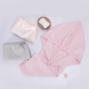 Bonnet de séchage en tissu doux pour cheveux, léger, respirant, à <span class=keywords><strong>large</strong></span> queue, épaissi, super absorbant, certifié OEKO-TEX pour la vente en gros - Product Image 3