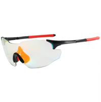 Lunettes de cyclisme photochromiques Bettega pour une utilisation de jour et de nuit Lunettes de vélo en plein air Protection UV Lunettes unisexes à changement de couleur
