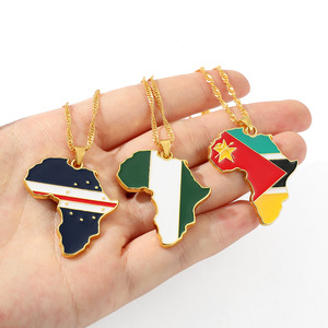 Collar con colgante de mapa de África, Ghana y Ghana, gran oferta - Product Image 5