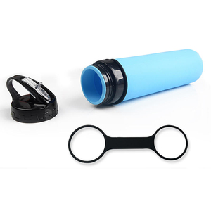 Bouteille d'eau pliable personnalisée avec logo, légère et pliable, pour le sport et les activités de plein air - Product Image 2