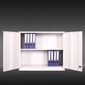 Armoire de classement métallique minimaliste avec serrure à clé pour bureau, maison, école, hôpital - Product Image 5