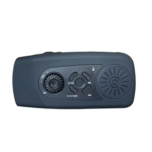 Lecteur de cassettes portable FM étanche 2000 mAh, radio <span class=keywords><strong>DAB</strong></span>, mini lampe torche solaire et à manivelle pour les tremblements de terre et les intempéries - Product Image 1