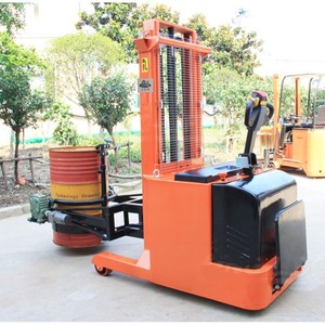 รถยกถังไฟฟ้า 200 ลิตร สำหรับยกถังเหล็ก ใช้ในคลังสินค้า สำหรับวางซ้อน ขนถ่ายสินค้า - Product Image 1