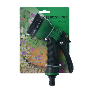 Pistolet à eau Huabangshi Garden, en plastique, 8 fonctions, buses à jets variables pour lavage de voiture, arrosage des plantes, nettoyage des sols - Product Image 2