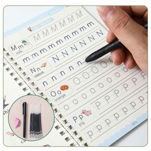 4 Cuadernos Mágicos Reutilizables de Caligrafía Árabe para Práctica de Escritura a Mano, Libros de Impresión para Niños - Product Image 6