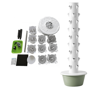Sistema de Torre Hidropónica de 9 Niveles con Varilla Metálica, Nuevo y Moderno, Equipo Inteligente para Cultivo Vertical sin Tierra, Estilo Americano - Product Image 2