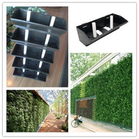 Pot de fleurs vertical mur extérieur pot suspendu mur avec système d'irrigation automatique goutte à goutte pots muraux extérieur