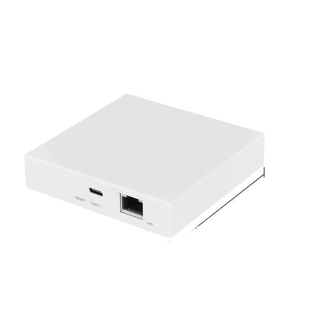 MOES Tuya Zigbee Matter Thread Gateway Smart Home Bridge Hub OLED Plastic Full HD Support Voice Control for Homekit Smartthings