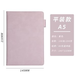 A5 Popular Personalized Custom Journal PU Leather Hardcover <b>Notebooks</b> High Quality 100 Sheets for Promotion - Product Image 3