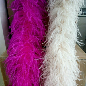 High Quality <strong>White</strong> Ostrich <strong>Feather</strong> <strong>Boas</strong> for Clothing - Product Image 2