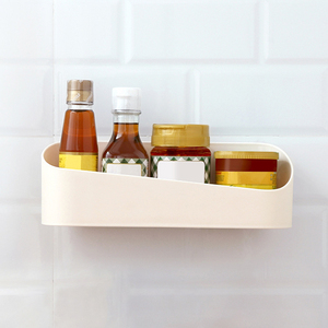 Elegant Classic Design Plastic Bathroom Accessories PP <strong>Wall</strong> Mounted Multifunction <strong>Storage</strong> <strong>Basket</strong> Hanging Container Rack - Product Image 3