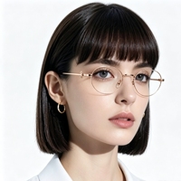 Monture de lunettes en forme de nœud pour filles, monture mignonne, monture optique ovale, tendance et confortable, multicolore