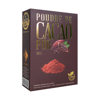 Boîte d'emballage personnalisée pour en-cas au chocolat en grains de cacao avec logo doré, boîte en papier, idée de design gratuite