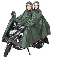 Imperméable de moto pour deux personnes de haute qualité fabriqué en Chine, poncho de pluie pour vélo électrique pour adulte