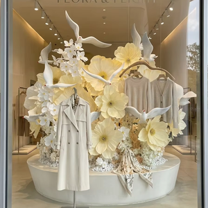 Fleur géante en papier crépon personnalisée haut de gamme, fleur artificielle de grande taille pour la décoration florale de mariage, événements extérieurs et vitrines - Product Image 1