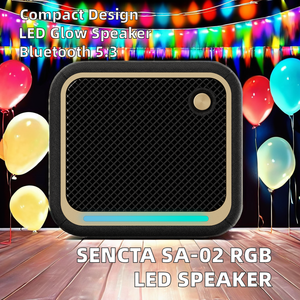 <span class=keywords><strong>Enceinte</strong></span> sans fil portable SENCTA <span class=keywords><strong>SA</strong></span>-02 avec éclairage LED RVB, cadeau exquis - Product Image 3