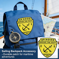 Écusson brodé 29 Hood Support the Youth Penmarch BZH Maritime Youth Organization pour vestes et équipements