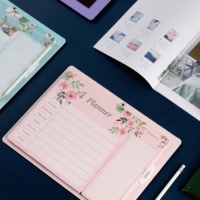 Agenda Semanal, Planificador Mensual, Cuaderno Magnético, Bloc de Notas con Papel Offset