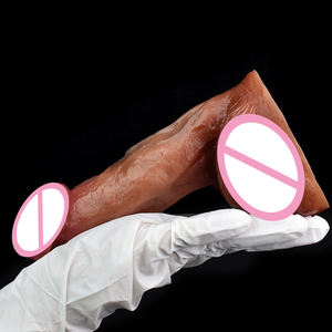 FAAK silikon realistis dildo dengan Sucker <span class=keywords><strong>Strapon</strong></span> Penis buatan mainan seks untuk wanita Masturbator kulit sentuh <span class=keywords><strong>Anal</strong></span> steker - Product Image 5