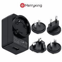 5V USB-A/Type-C Stecker mit Austauschbarem Anschluss AC/DC Adapter 10-3100mA Netzteil